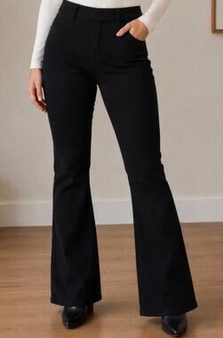 URBAN OUTFITTERS Black Bell Bottom Corduroy Jeans Size 12
